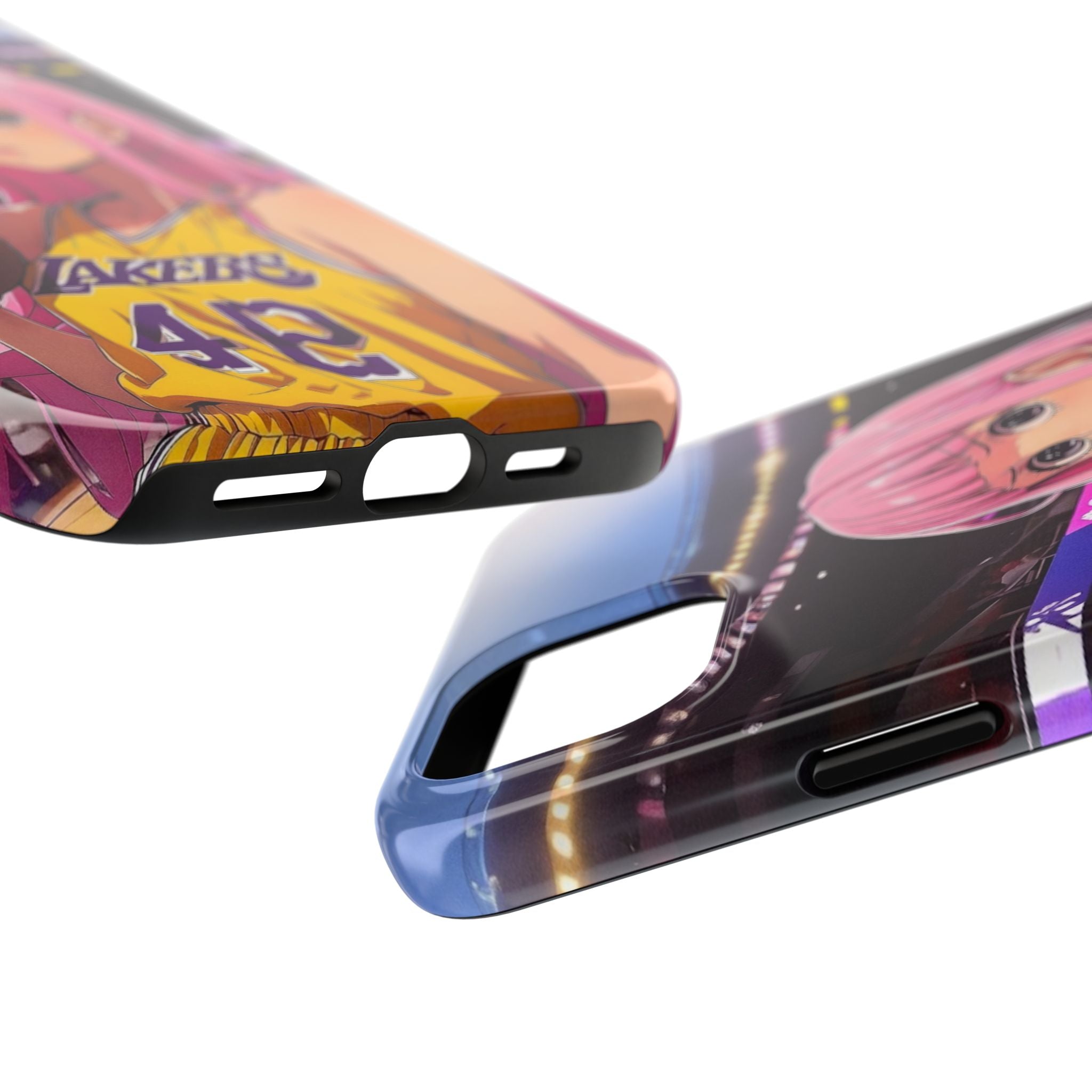 Sporty Anime Phone Cases - Tough Protection, Unique Basketball Design, Gift for Fans, Durable Soft Case, Perfect for Sports Lovers