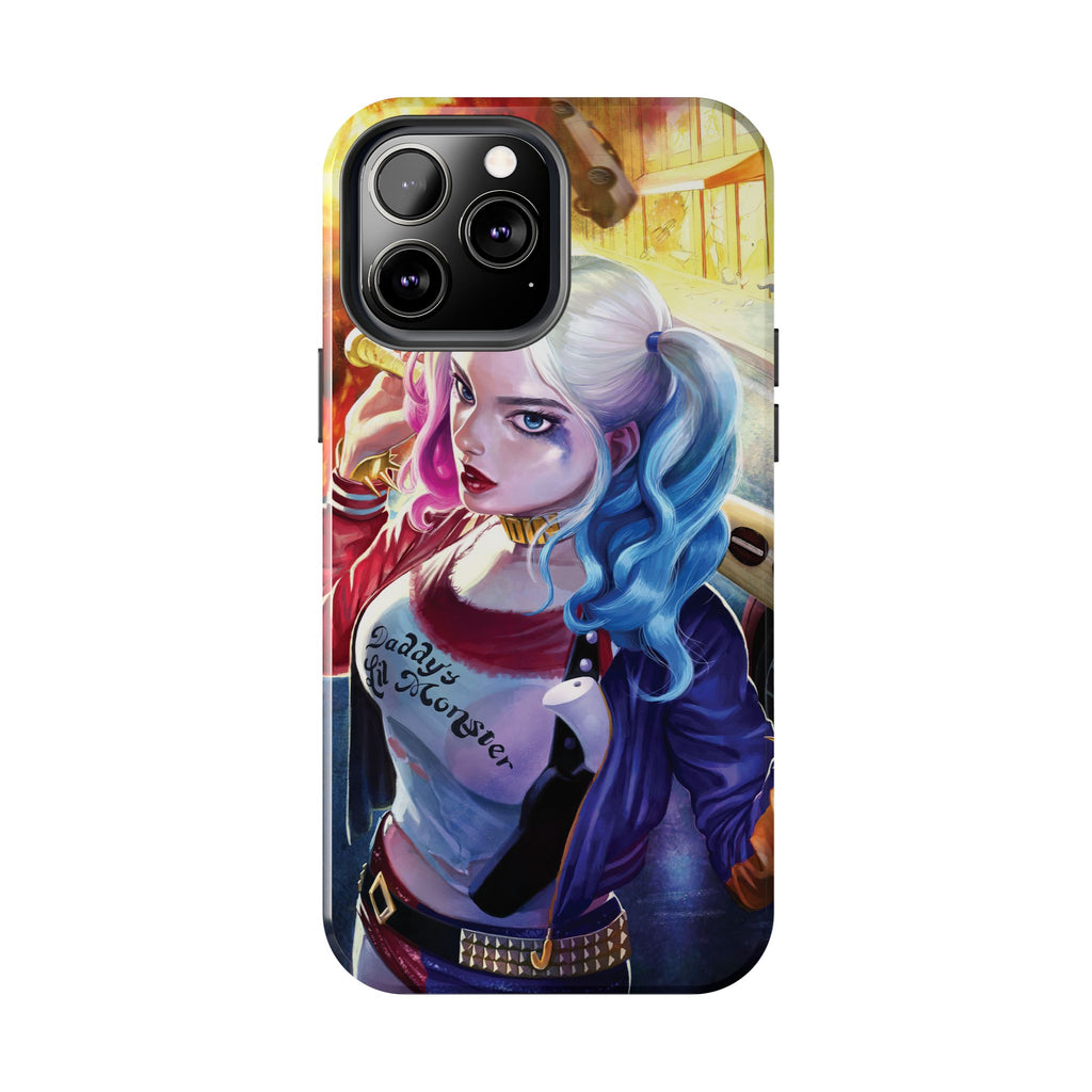 Harley Quinn Tough Phone Cases, Stylish Phone Protector for Women, Anime Style Mobile Cover, Unique Gift for Gamers, Pop Culture Accessories