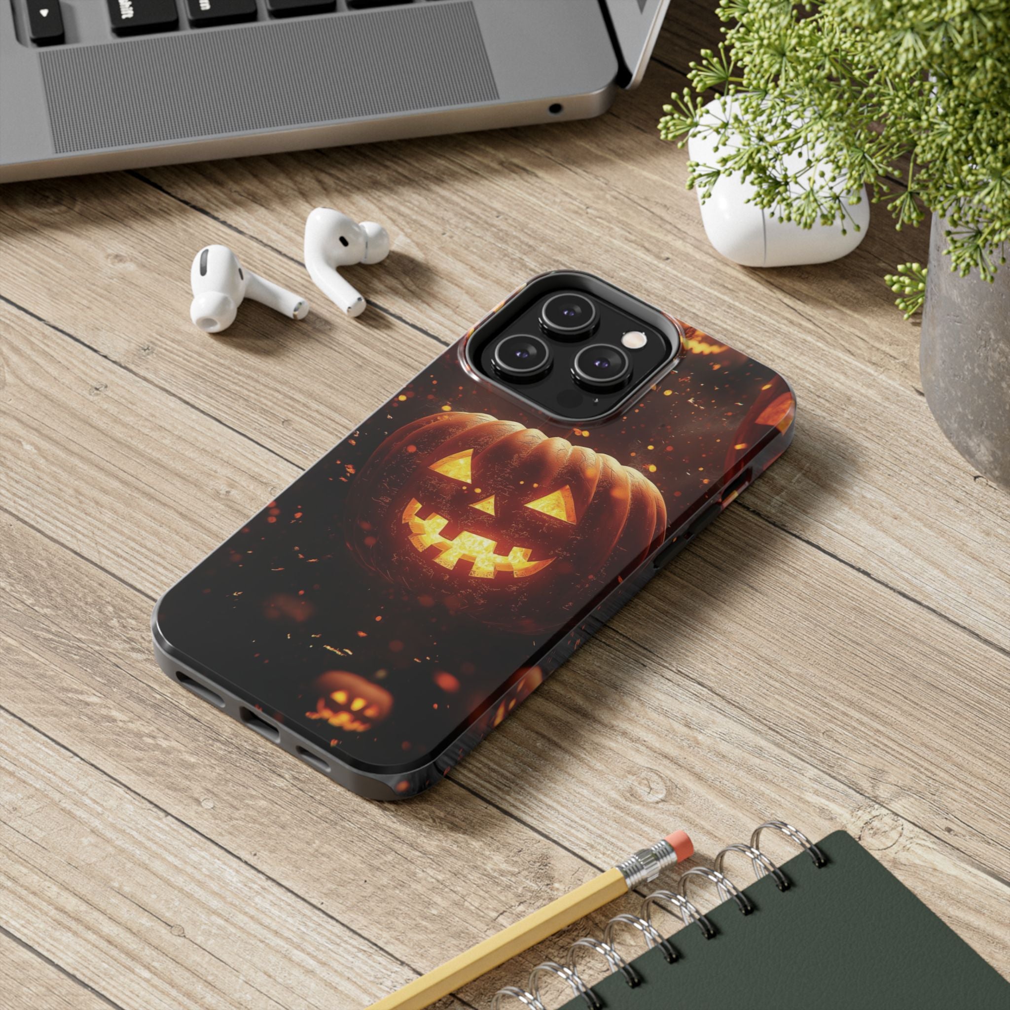 Halloween Pumpkin Tough Phone Cases, Spooky Mobile Covers, Fall Decor, Halloween Gift, Pumpkin Design, Halloween Accessories