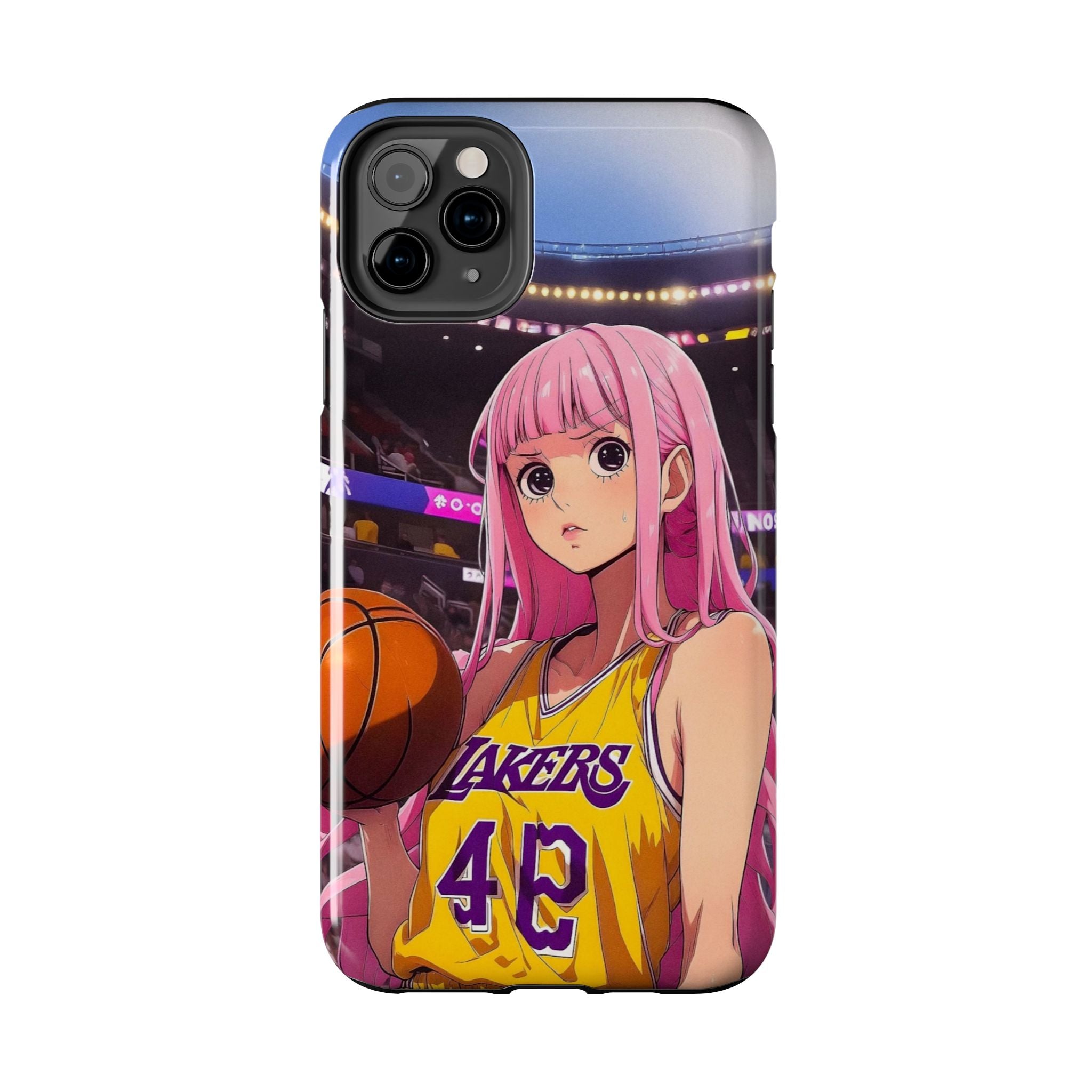 Sporty Anime Phone Cases - Tough Protection, Unique Basketball Design, Gift for Fans, Durable Soft Case, Perfect for Sports Lovers