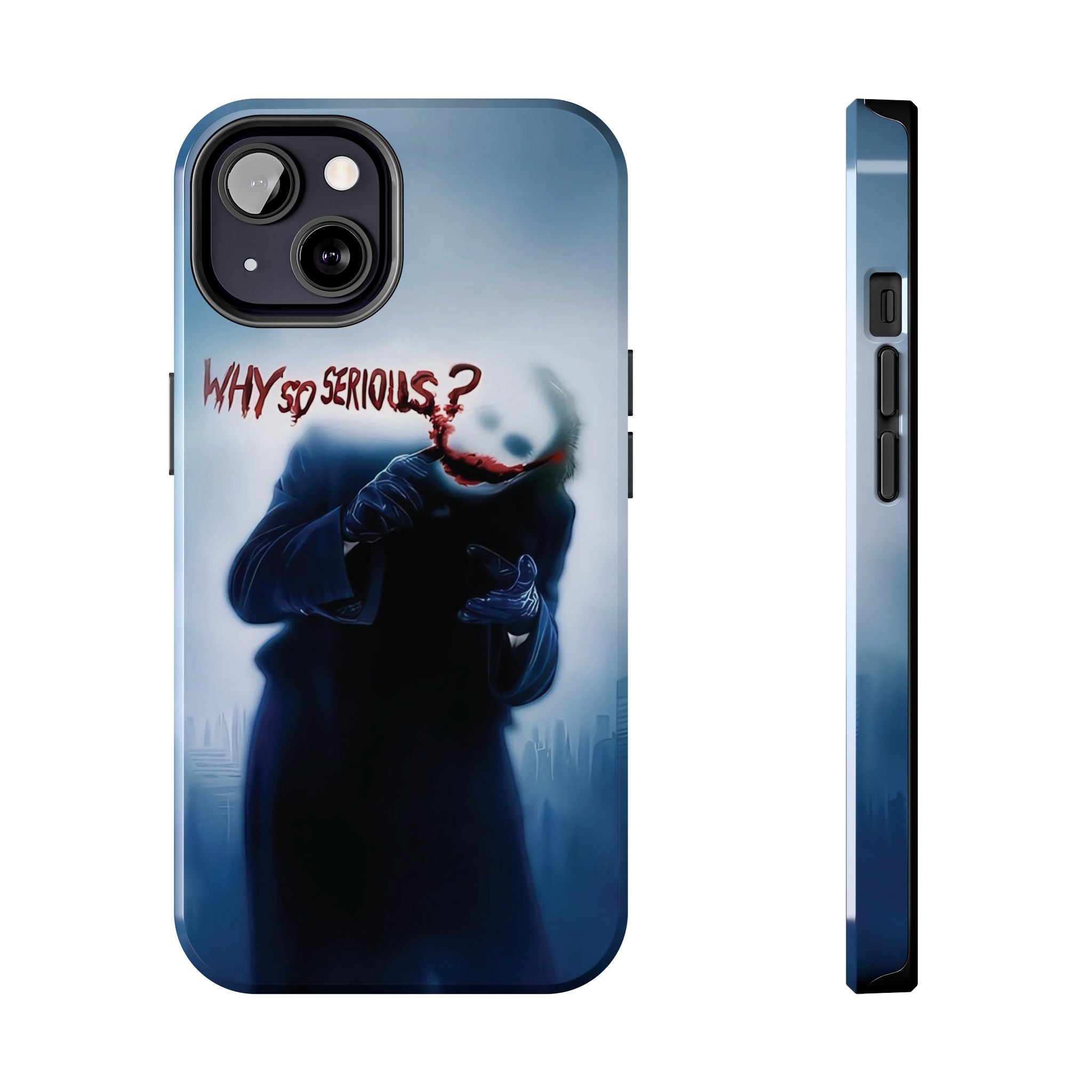 Tough Phone Cases, Dark Humor Phone Cover, Joker Inspired Case, Gifts for Movie Fans, Unique Phone Protector, Cool Accessories
