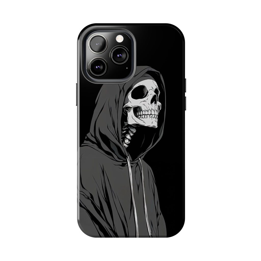 Edgy Skull Phone Cases, Protective Phone Cover, Goth Aesthetic, Halloween Decor, Unique Gift
