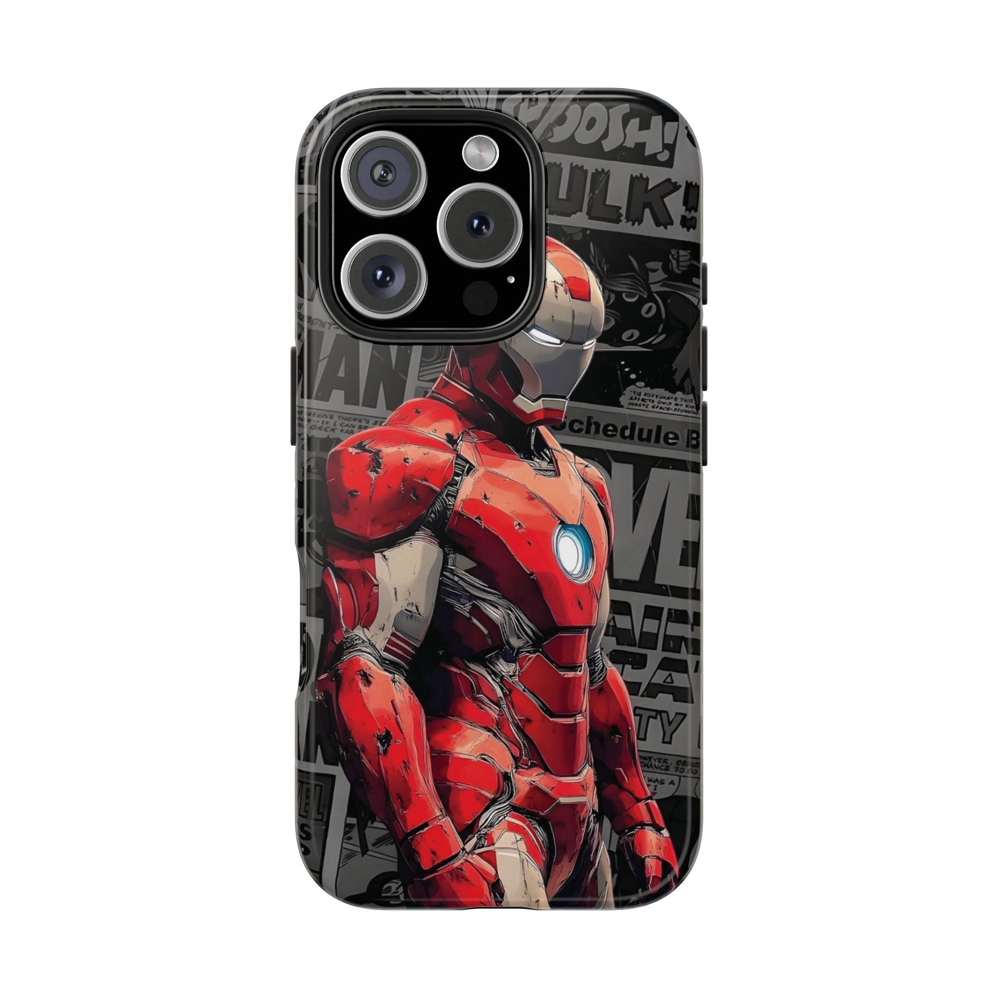 Iron Man Hero Tough Phone Cases - Durable, Stylish, Perfect for Marvel Fans, Geek Gifts, Comic Book Lovers, Unique Accessories