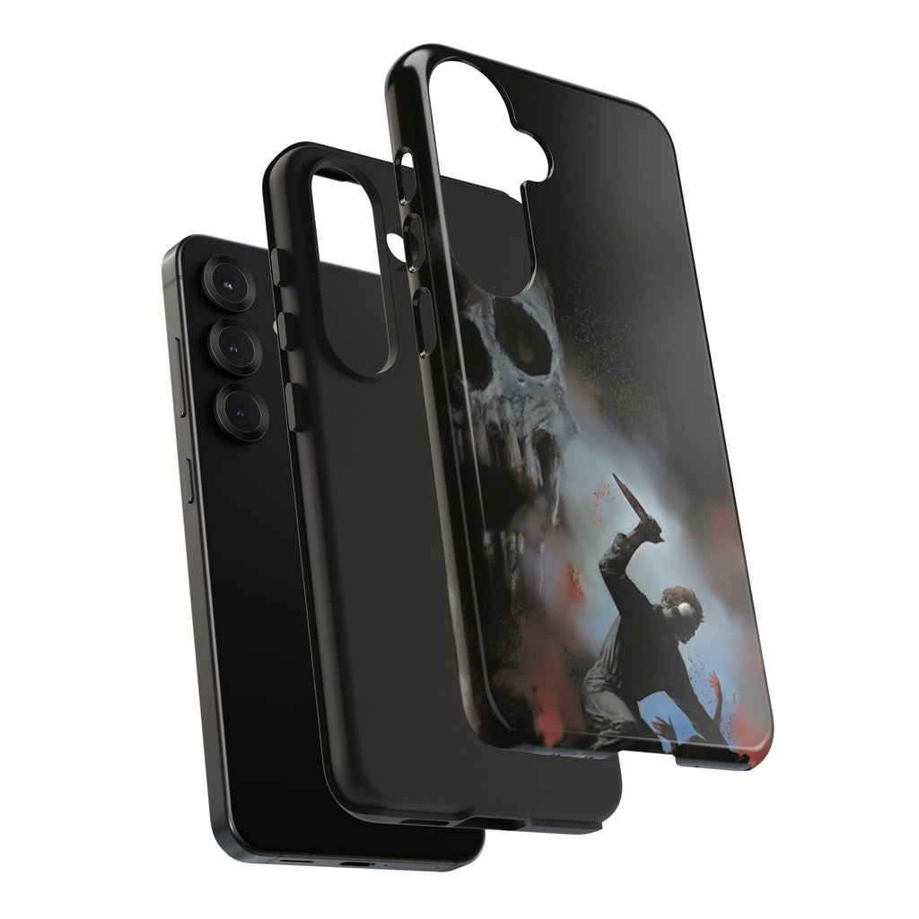 Gritty Horror Phone Cases for Fans, Tough Phone Cover, Unique Gift, Scary Design, Halloween Accessory, Movie Memorabilia