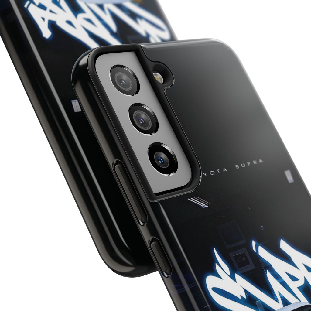 Toyota Supra Graffiti Phone Case - Tough & Stylish Protection for Car Enthusiasts