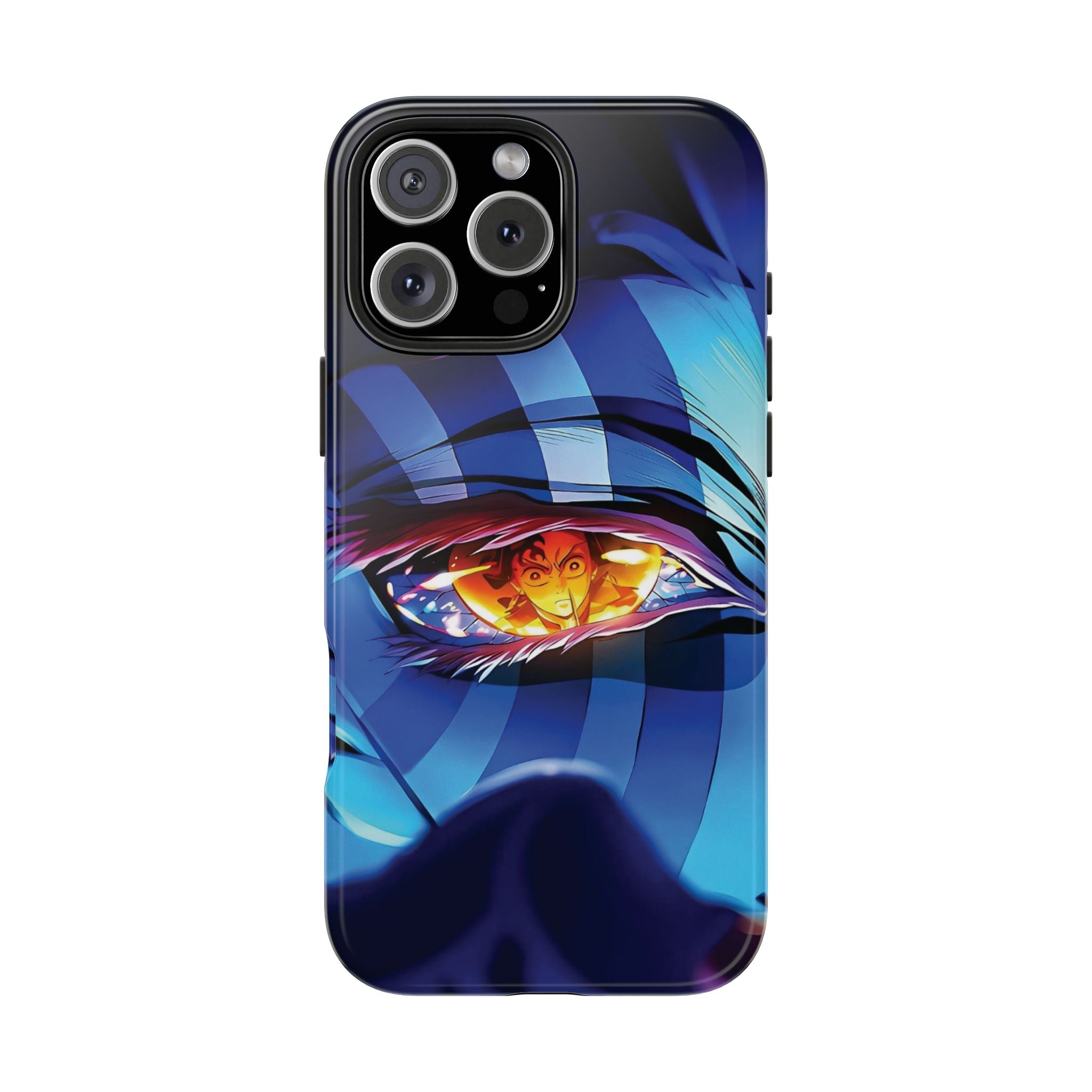 Artistic Tough Phone Case with Eye Design