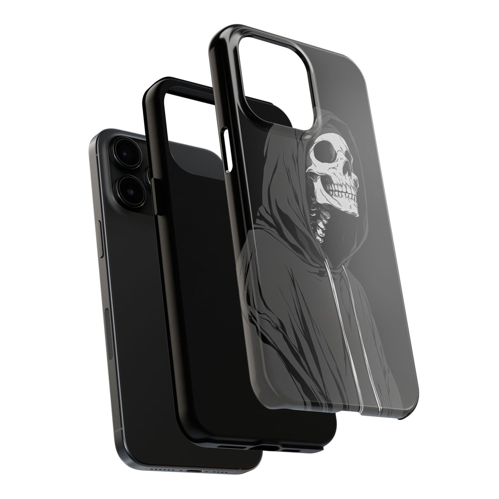 Edgy Skull Phone Cases, Protective Phone Cover, Goth Aesthetic, Halloween Decor, Unique Gift