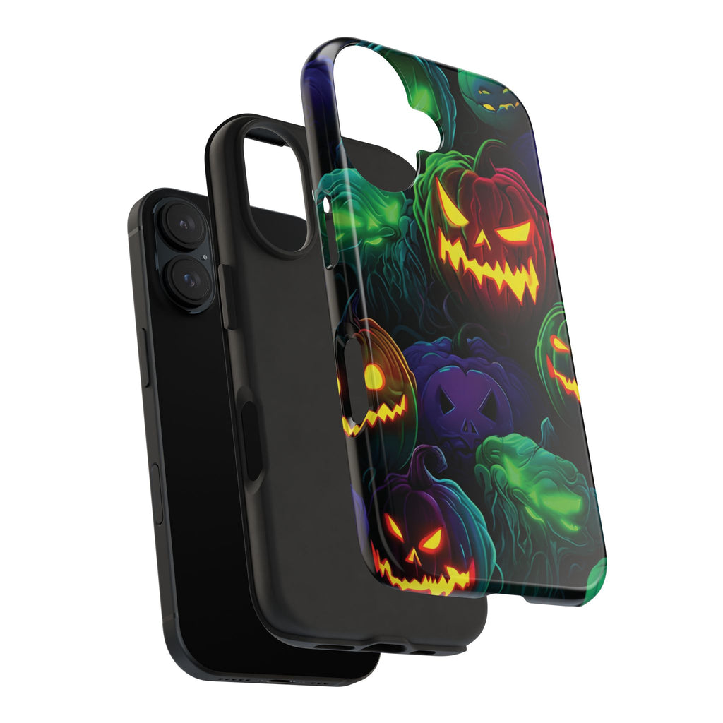 Halloween Pumpkin Phone Case, Spooky Fall Accessory, Tough Phone Cover, Halloween Gift, Pumpkin Decor