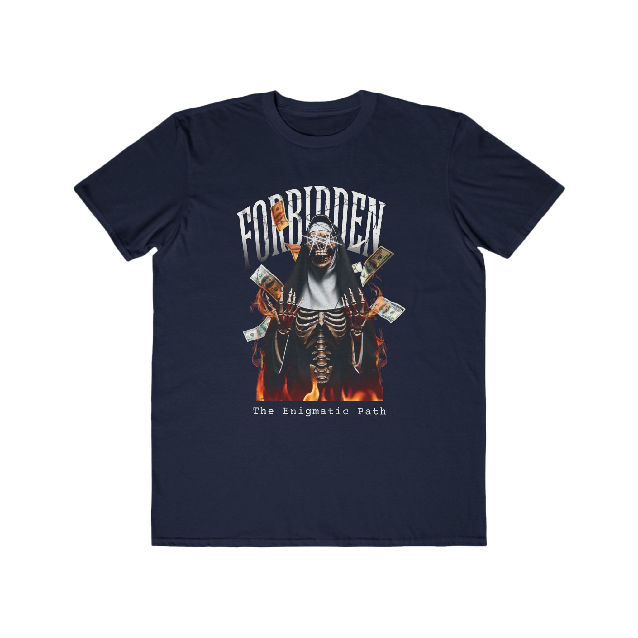 Men's Graphic Tee: Forbidden Path, Trendy Fashion Shirt, Casual Streetwear, Unique Gift, Summer Style, Cool Graphic T-shirt