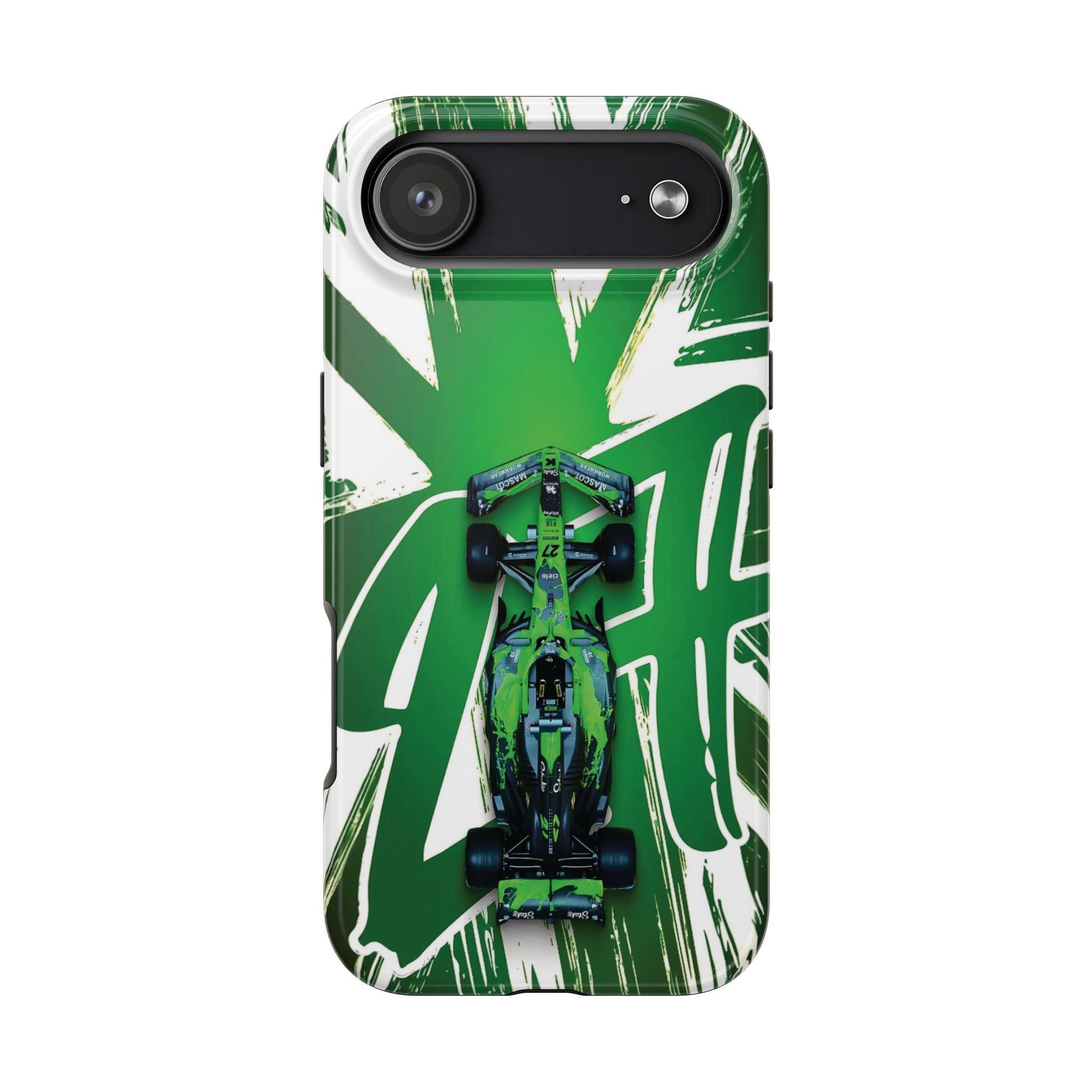 Racing-Inspired Tough Phone Cases - Durable Protection with Dynamic Car Design
