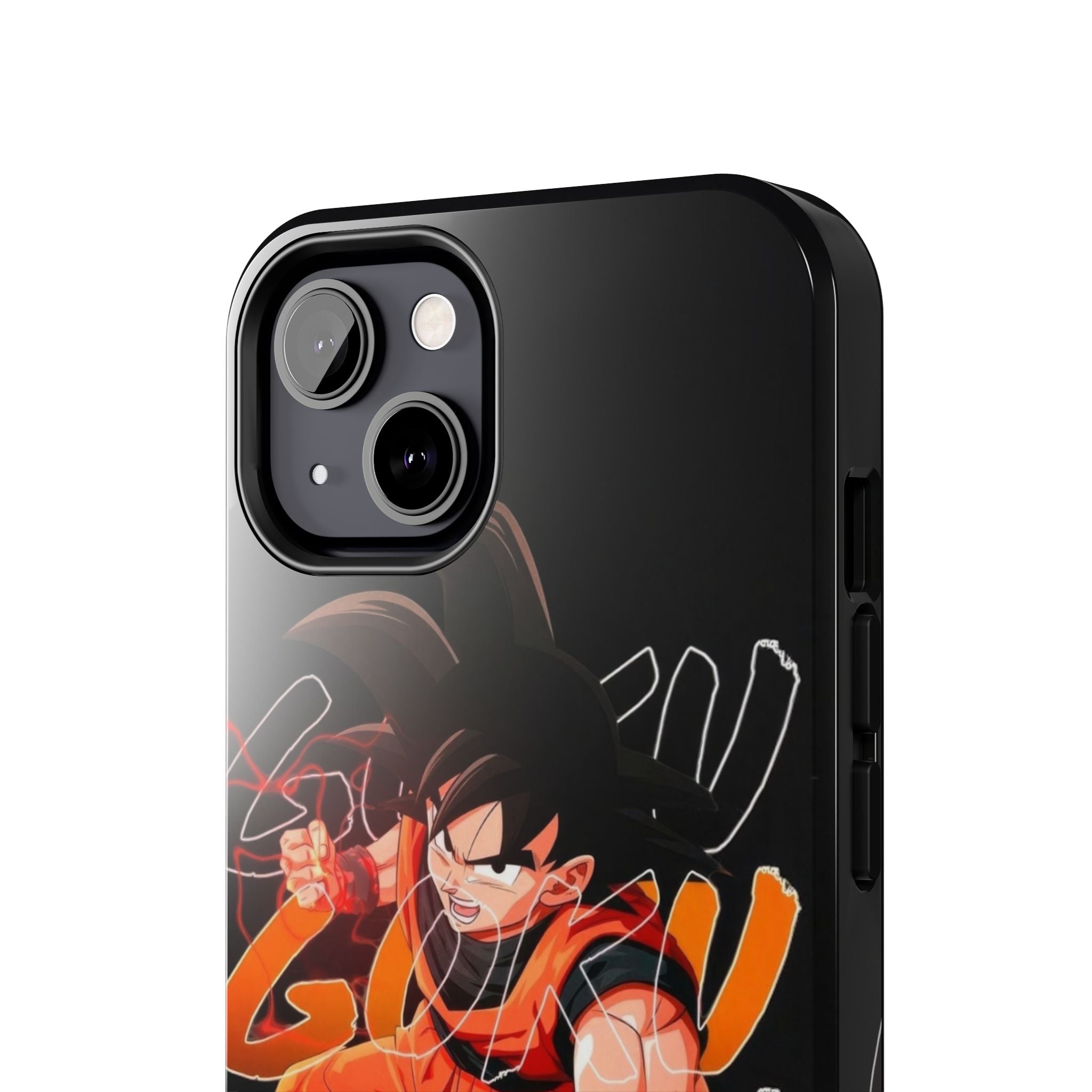 Anime Tough Phone Cases, Goku Strength Case, Durable Phone Cover, Gaming Phone Accessory, Cartoon Phone Case, Gift for Fans