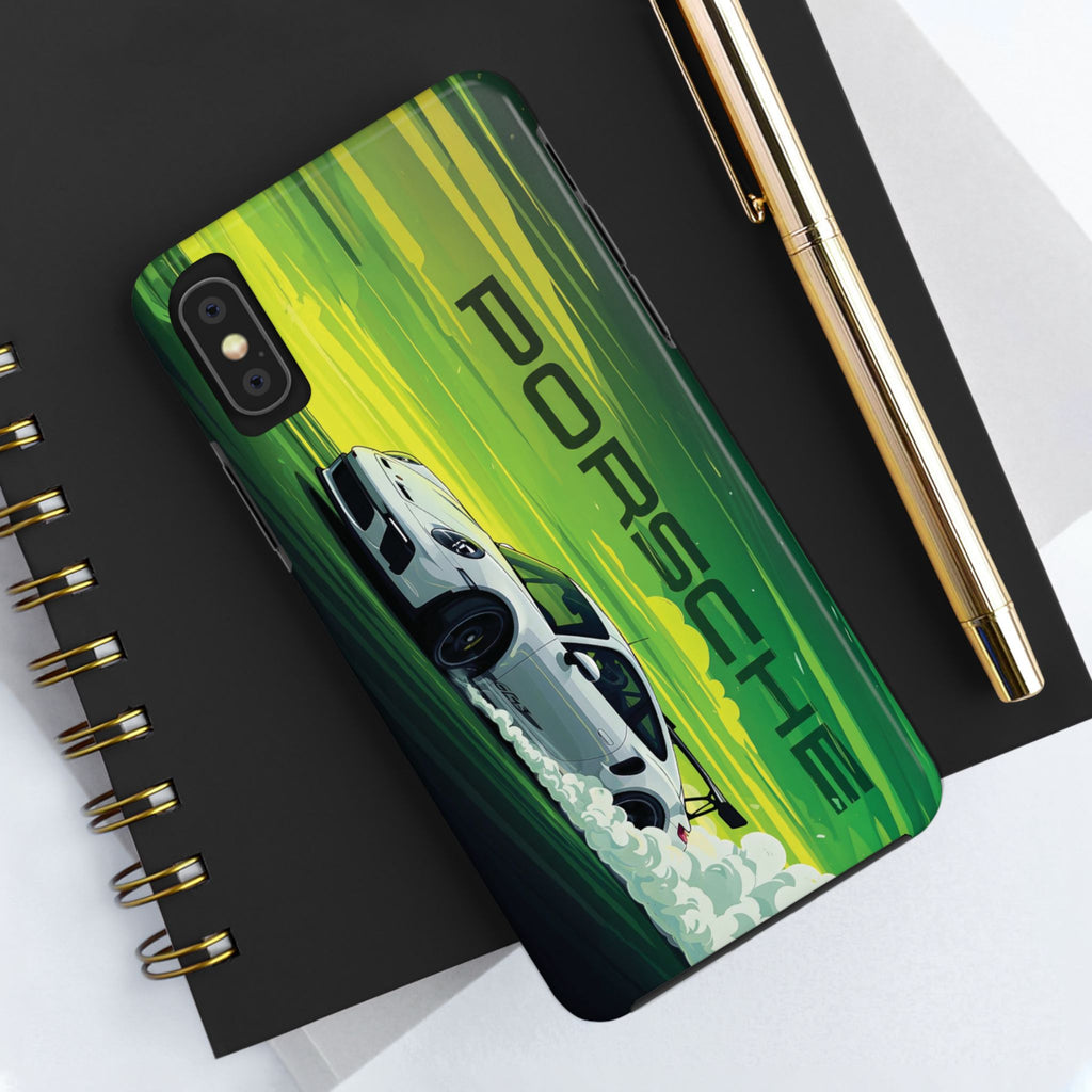 Porsche Tough Phone Cases, Luxury Car Accessories, Durable Phone Cover, Auto Enthusiast Gift, Sports Car Merchandise