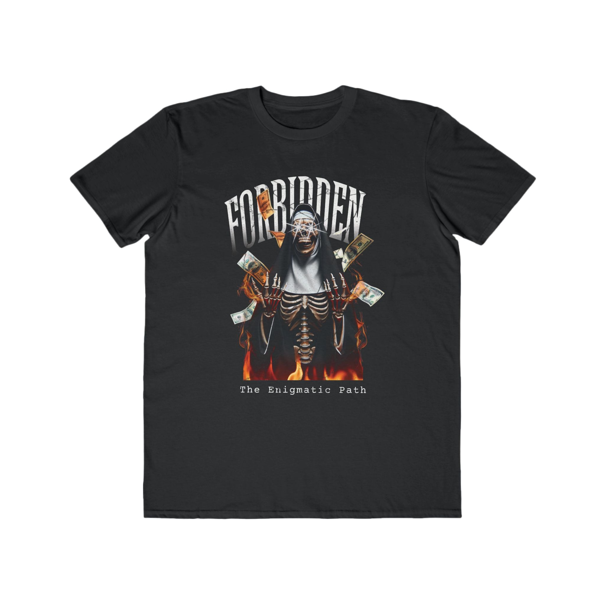 Men's Graphic Tee: Forbidden Path, Trendy Fashion Shirt, Casual Streetwear, Unique Gift, Summer Style, Cool Graphic T-shirt