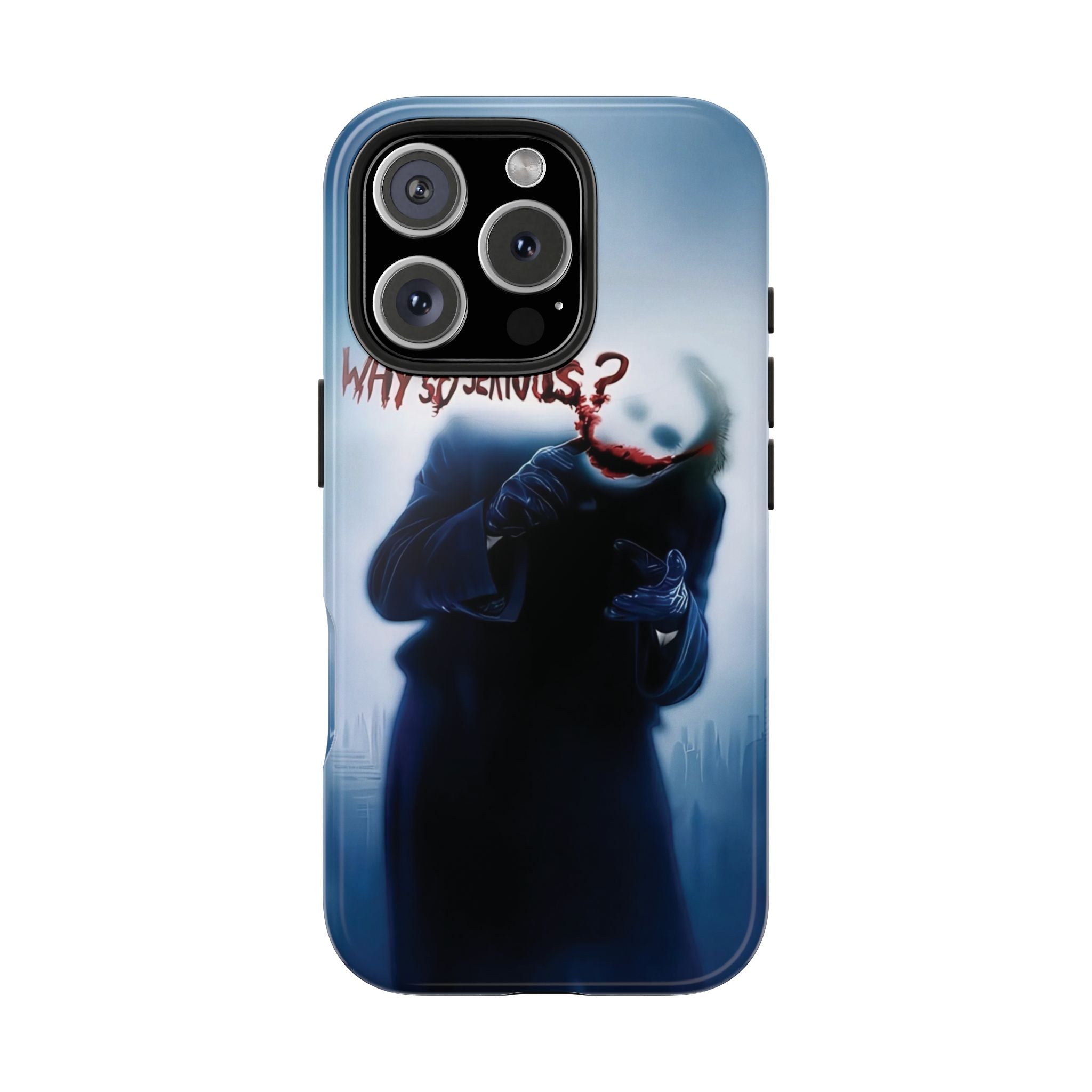 Tough Phone Cases, Dark Humor Phone Cover, Joker Inspired Case, Gifts for Movie Fans, Unique Phone Protector, Cool Accessories
