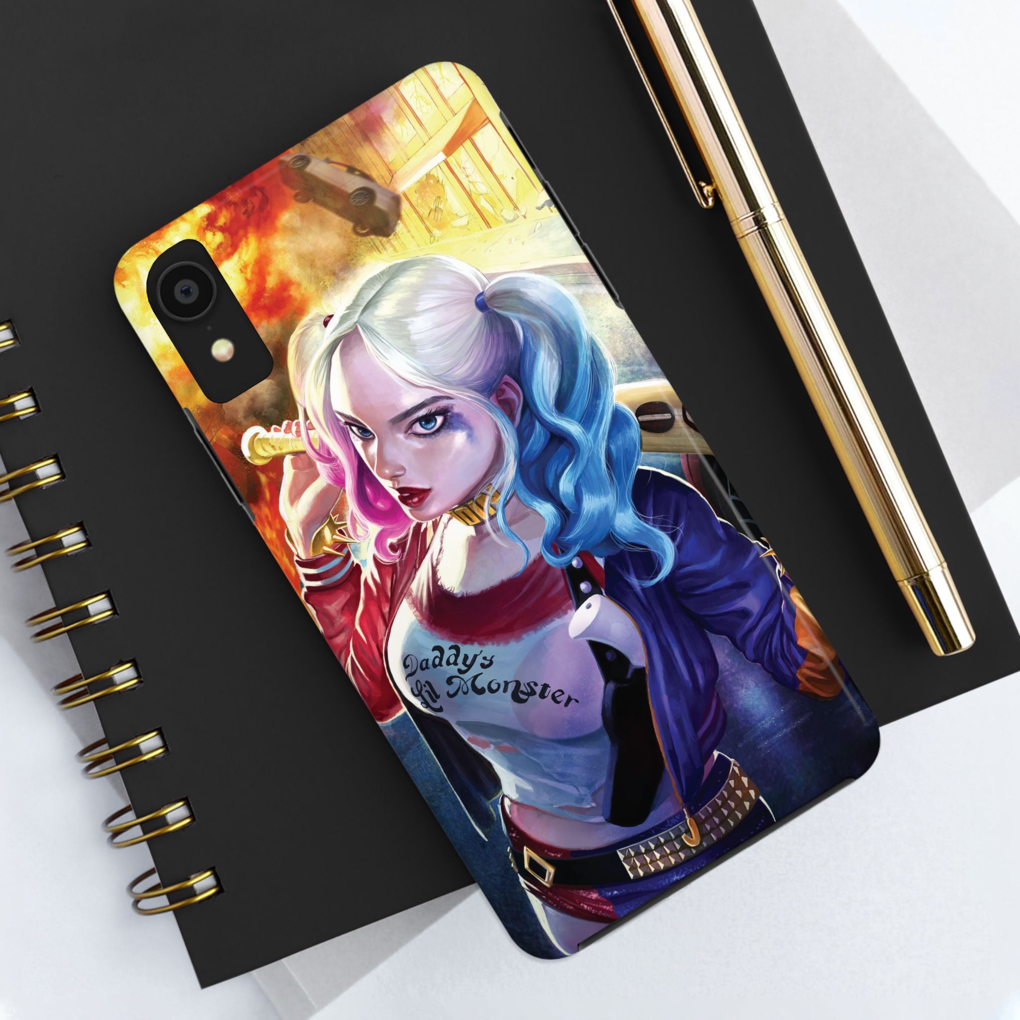 Harley Quinn Tough Phone Cases, Stylish Phone Protector for Women, Anime Style Mobile Cover, Unique Gift for Gamers, Pop Culture Accessories