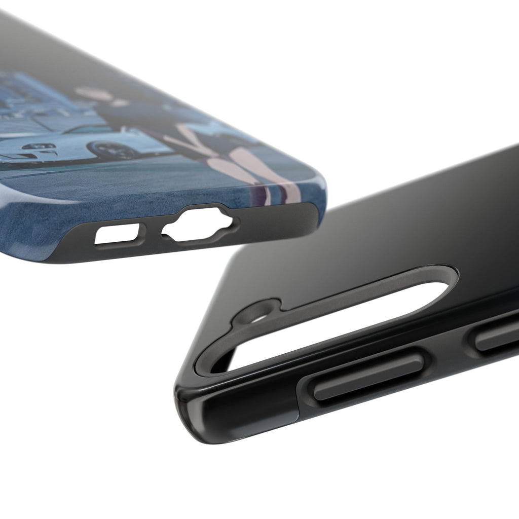 Anime-Inspired Tough Phone Case for Car Enthusiasts