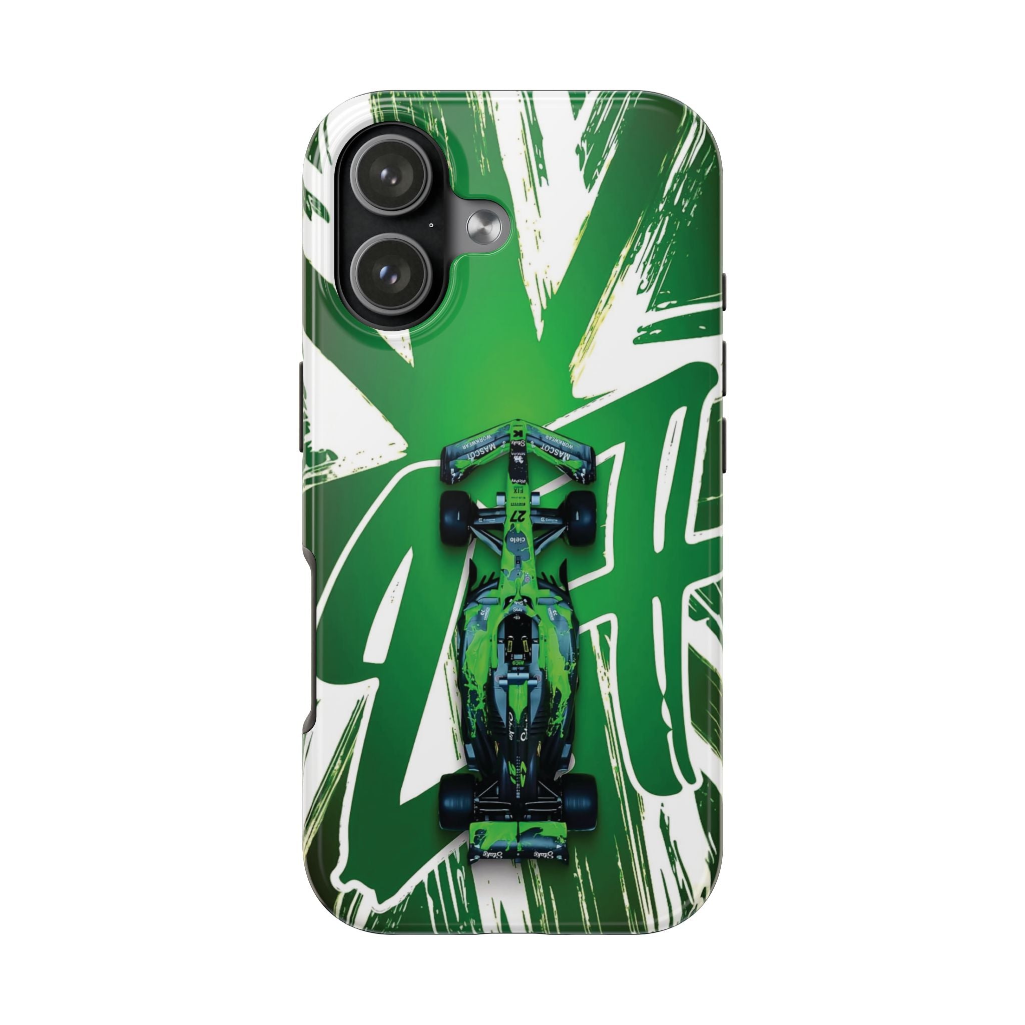 Racing-Inspired Tough Phone Cases - Durable Protection with Dynamic Car Design