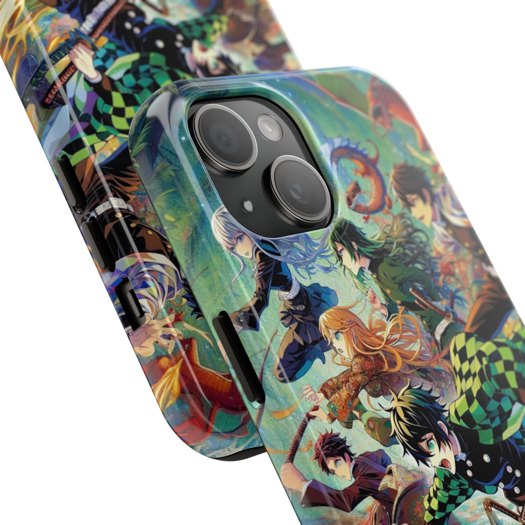 Vibrant Anime Tough Phone Cases, Protective Covers, Gifts for Fans, Geeky Accessories, Birthday or Holiday Presents