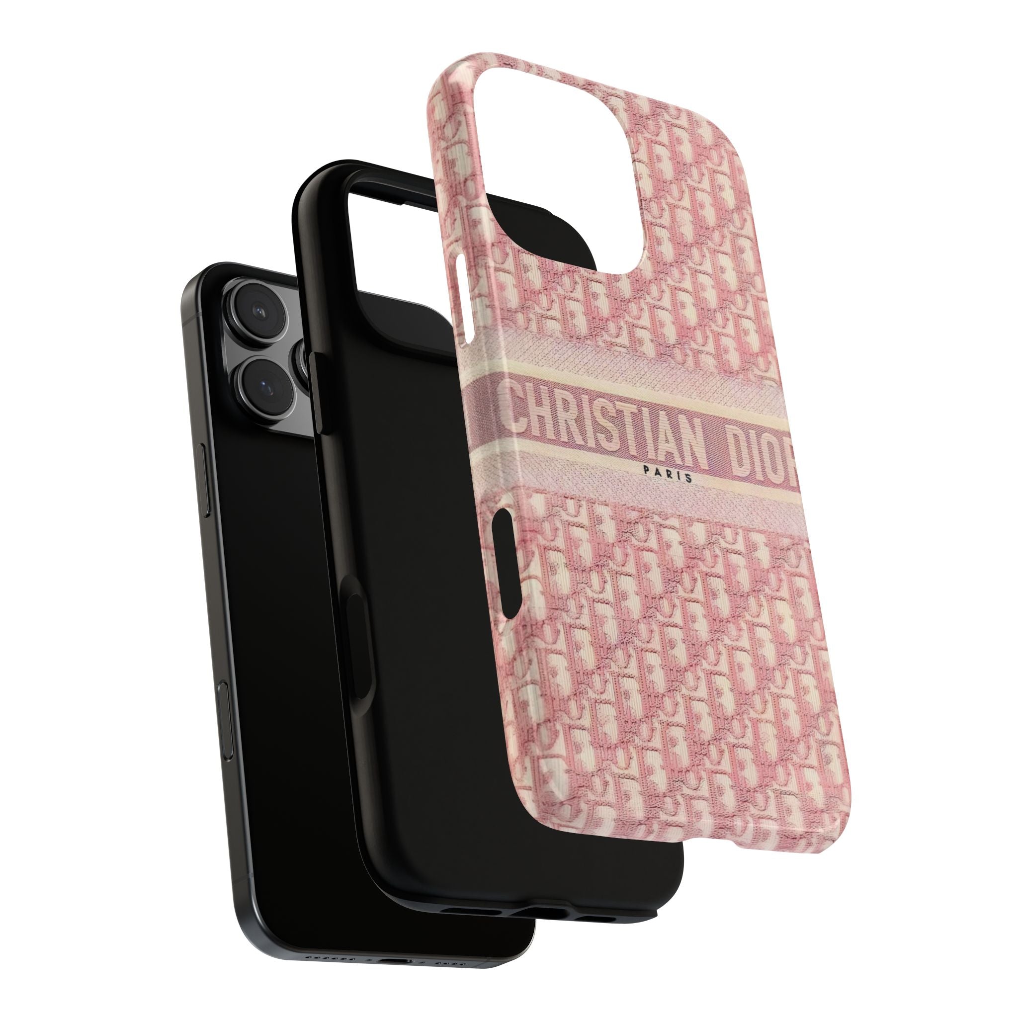 Christian Dior Pink Monogram Phone Case