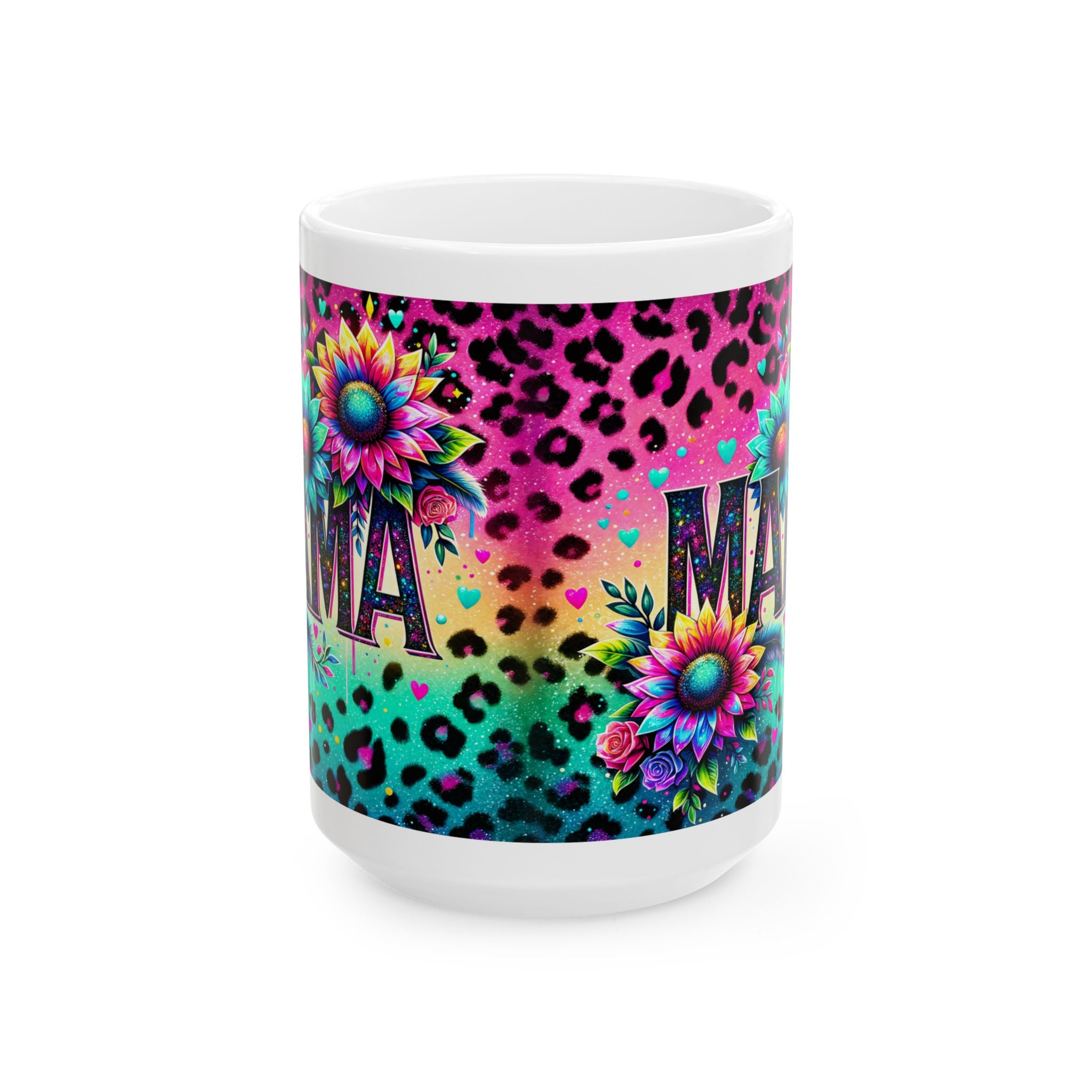 Vibrant Mama Ceramic Mug with Floral Design, Gift for Moms, Colorful Coffee Cup, Unique Tea Mug, Birthday/Anniversary Present, Boho [...]