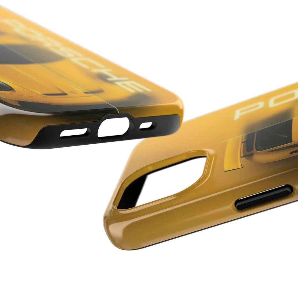 Stylish Car Lover's Phone Case, Durable Tough Phone Case, Gift for Car Enthusiasts, Porsche Design Case, Unique Auto Accessory