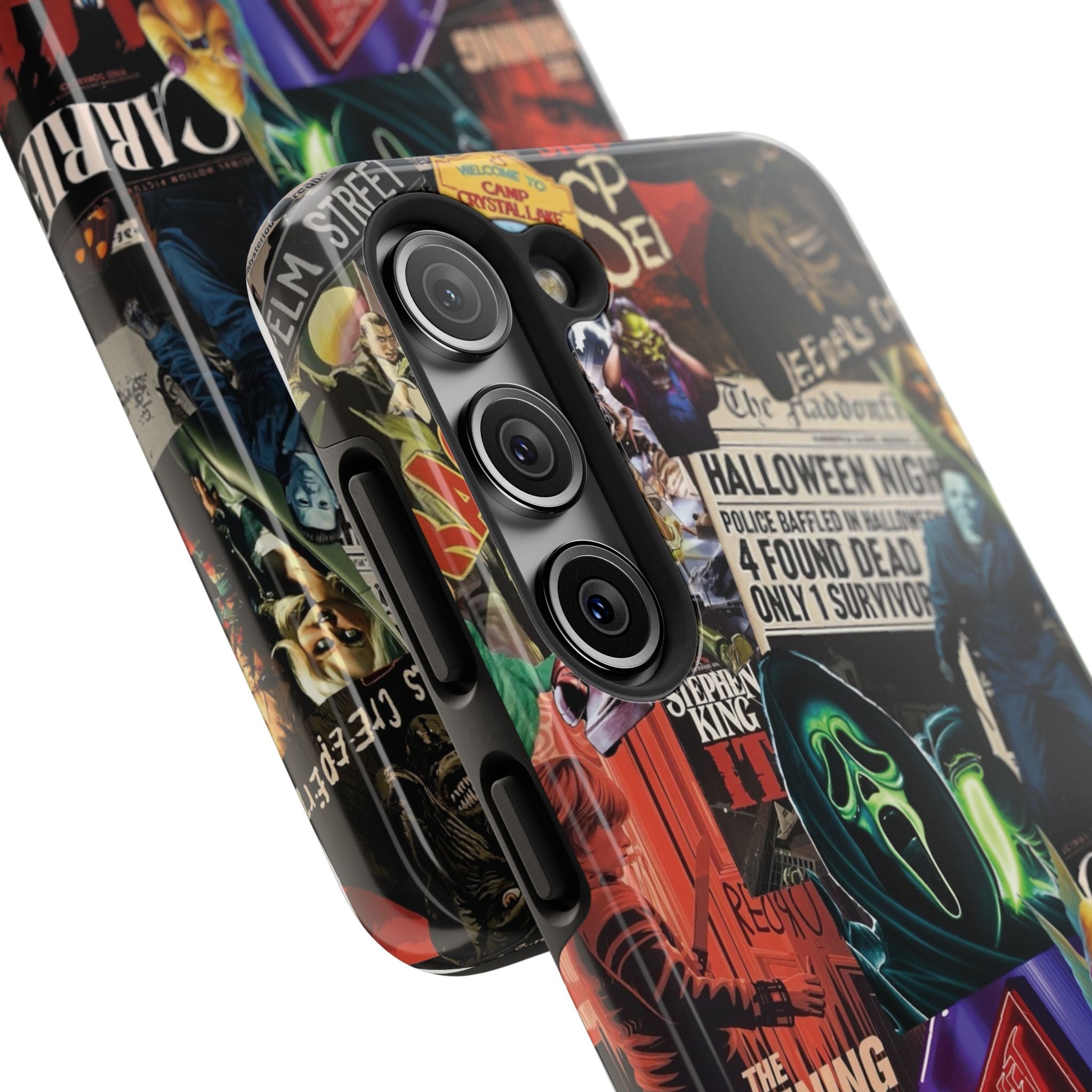 Spooky Horror Movie Phone Case | Tough Phone Cases for Horror Lovers, Halloween Gifts, Unique Accessories, Movie Night Essentials, [...]