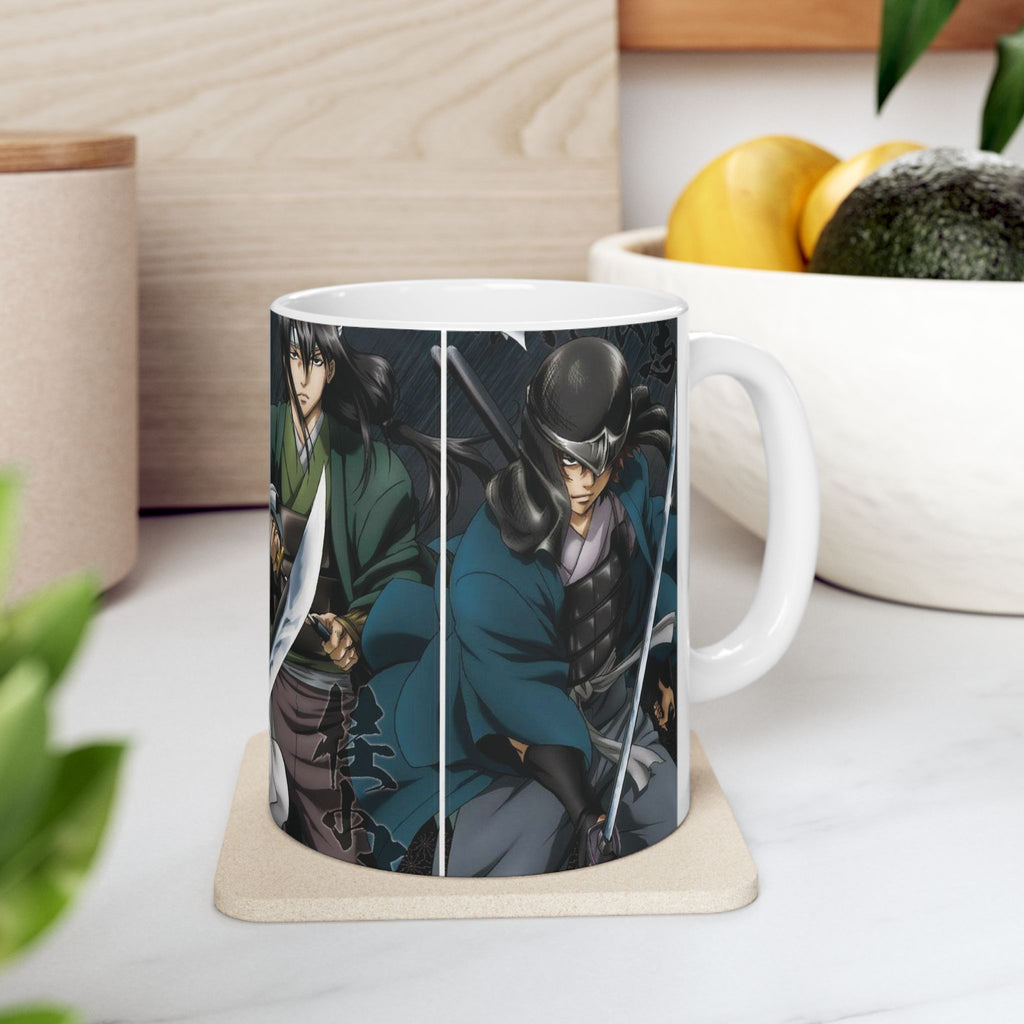 Anime Samurai Characters Ceramic Mug (11oz/15oz)