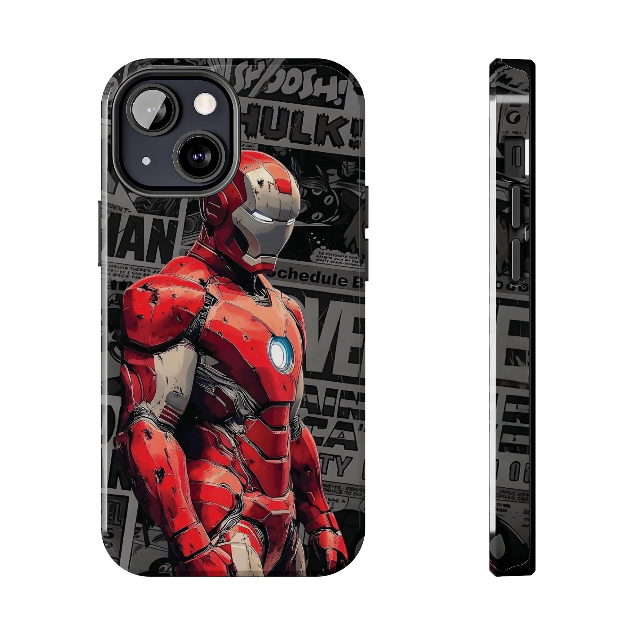 Iron Man Hero Tough Phone Cases - Durable, Stylish, Perfect for Marvel Fans, Geek Gifts, Comic Book Lovers, Unique Accessories