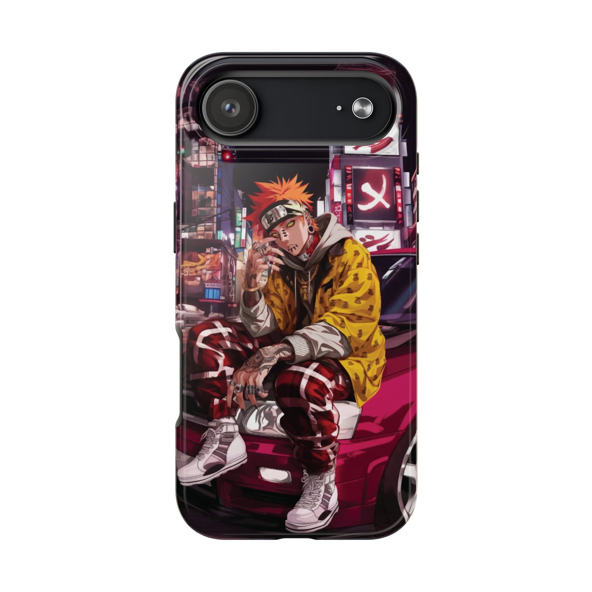 Urban Vibe Tough Phone Case - Anime Streetwear Design