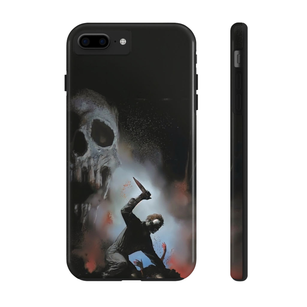 Gritty Horror Phone Cases for Fans, Tough Phone Cover, Unique Gift, Scary Design, Halloween Accessory, Movie Memorabilia