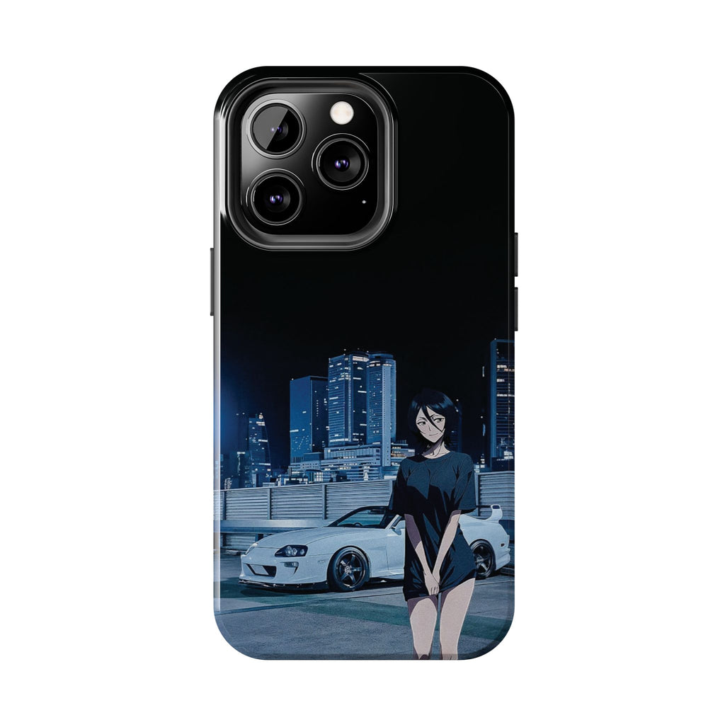 Anime-Inspired Tough Phone Case for Car Enthusiasts
