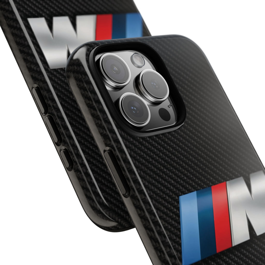 Carbon Fiber BMW M Logo Tough Phone Case