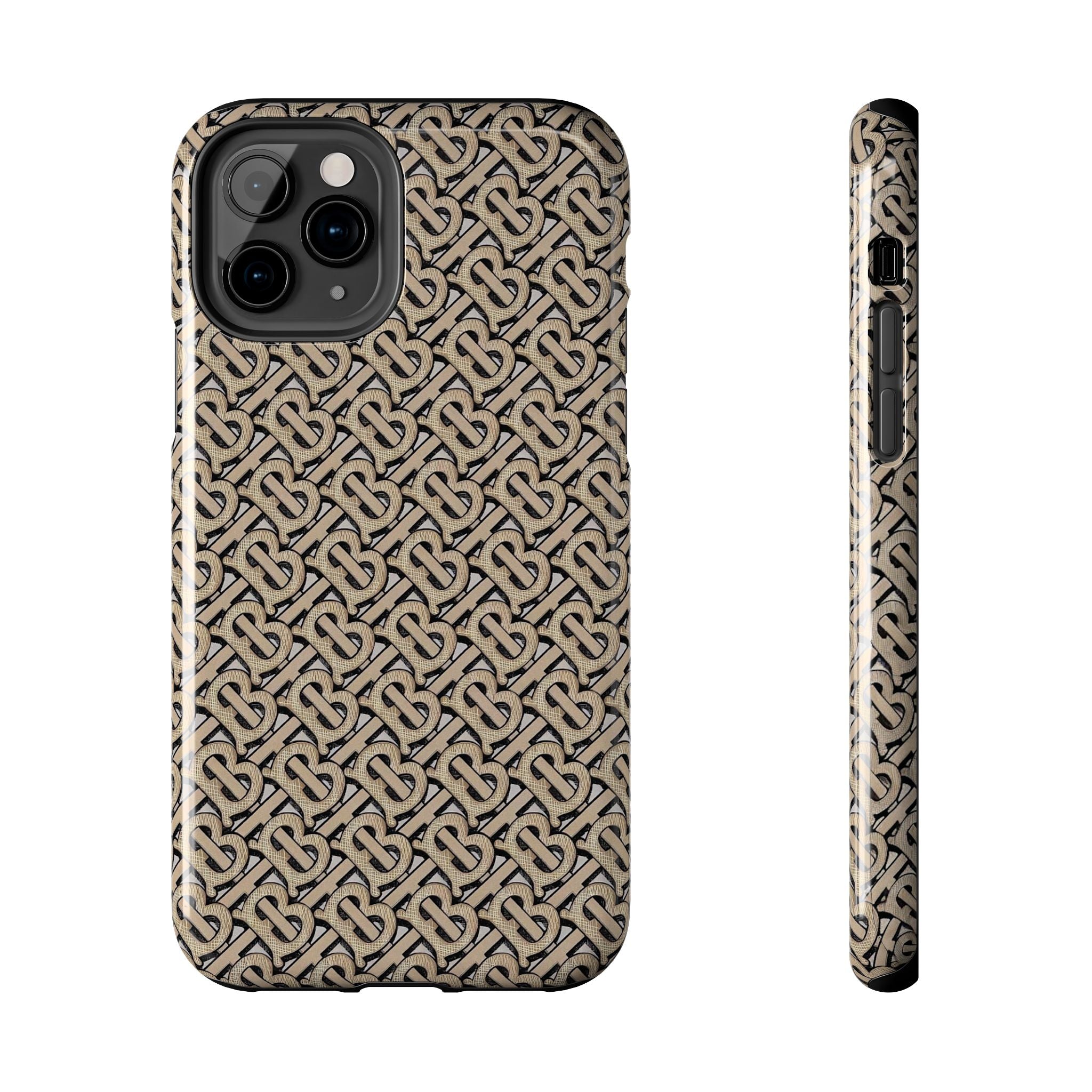 Elegant Interwoven Pattern Tough Phone Cases, Stylish Phone Covers, Durable Cases for Everyday Adventures, Gift for Phone Lovers