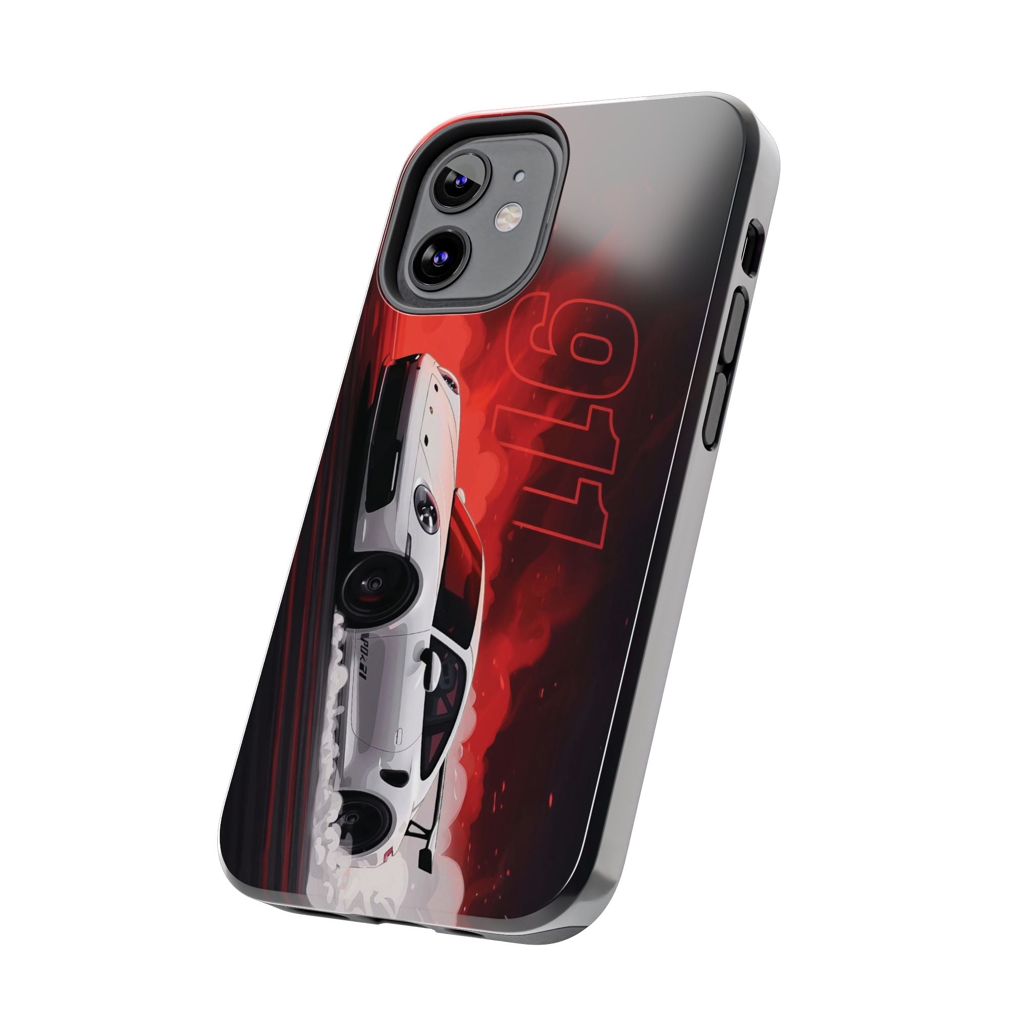 Racing-Inspired Porsche Tough Phone Case with 911 Design