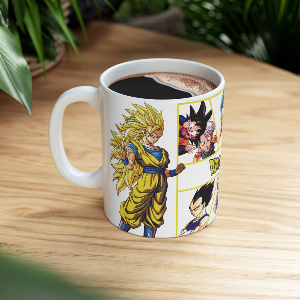 Dragon Ball Z Character Collage Ceramic Mug (11oz, 15oz)