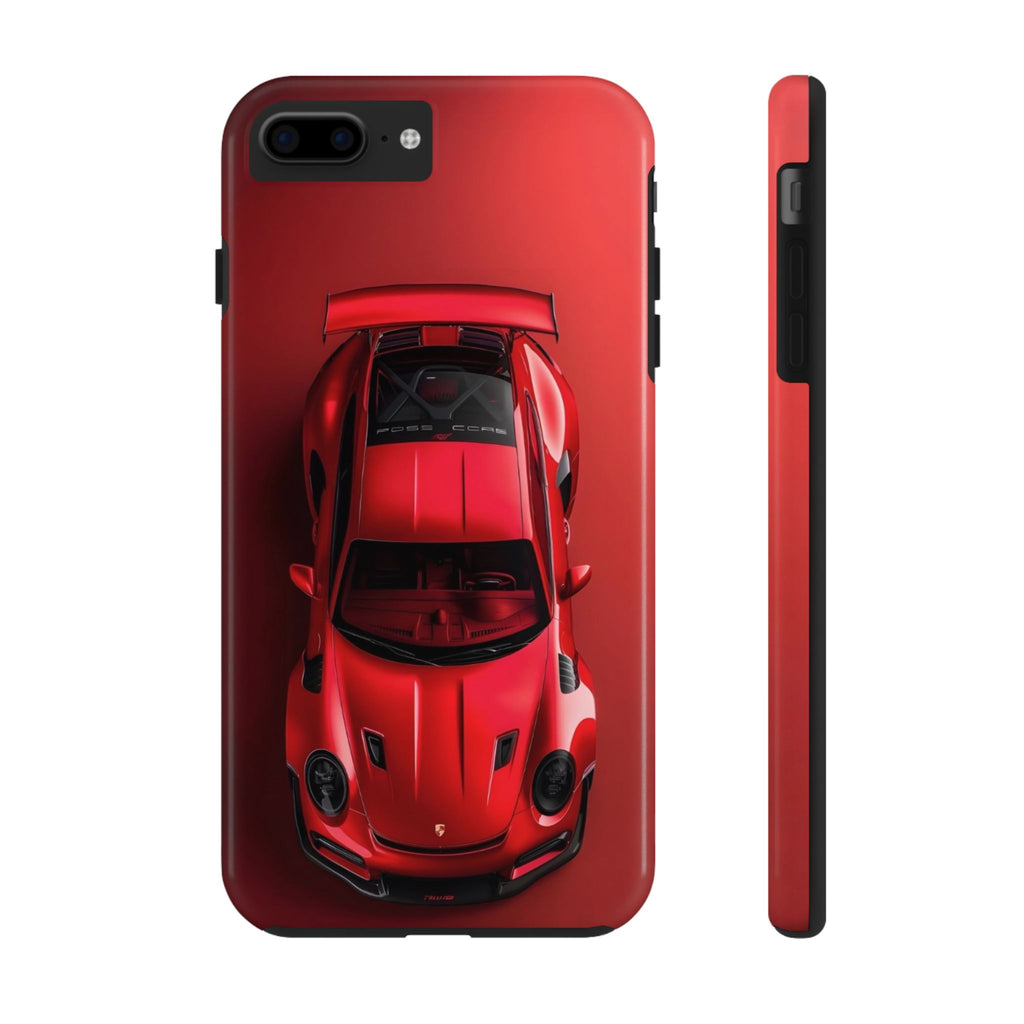Sleek Sports Car Phone Cases for Automotive Enthusiasts, Durable Phone Covers, Car Lover Gifts, Stylish Tech Accessories, Red Racing Design